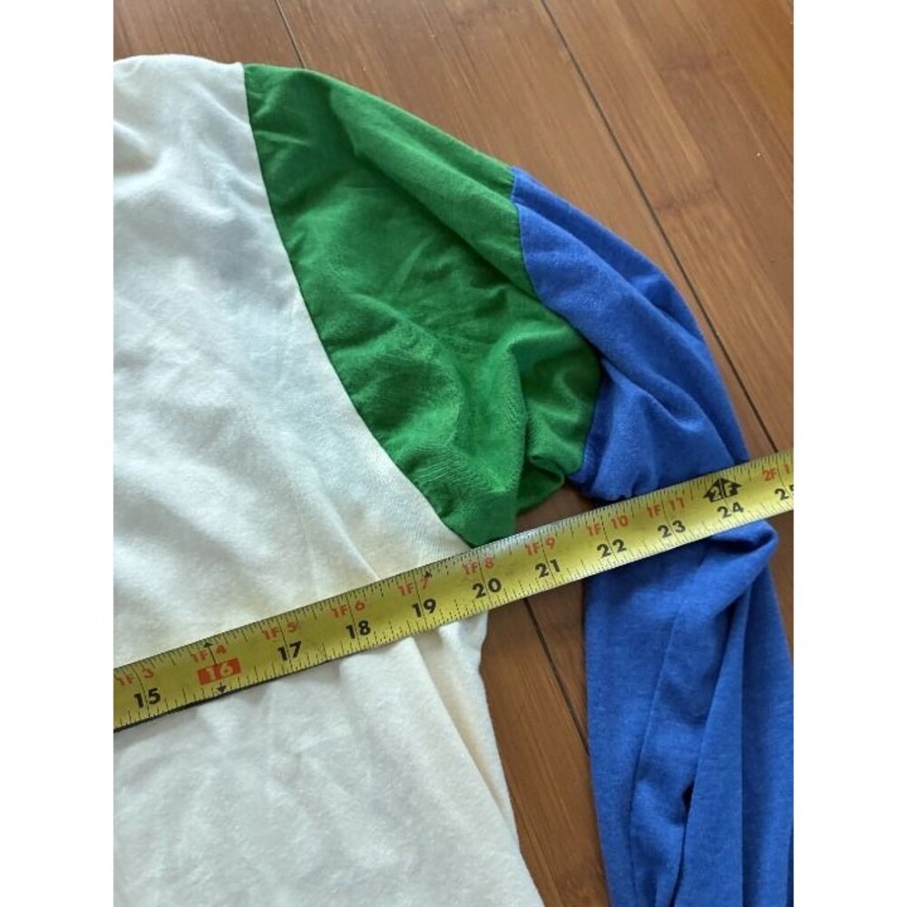 Camp Collection Men's Long Sleeve Oscar Tee Colorful Sleeves Large - Picture 4 of 5